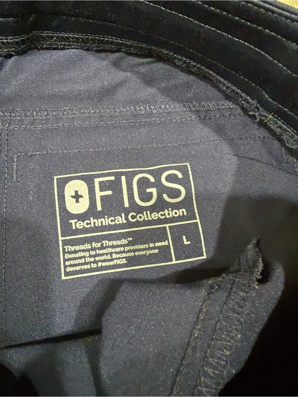 FIGS Men's Navy Straight Leg Scrub Pants